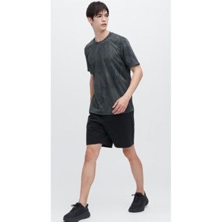 UNIQLO 男裝 DRY-EX 快乾圓領T恤 DARK GRAY色 size:M