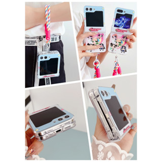 三星折疊手機殼 zflip5 4 3 手機殼 保護套 Samsung Galaxy z flip5 手機殼 手機掛繩