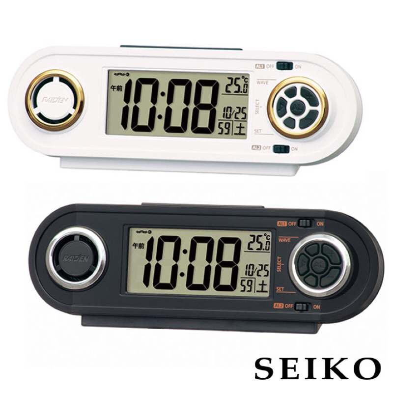 日本SEIKO NR537 30首音樂 電波激音超大音量 鬧鐘 現貨+預購