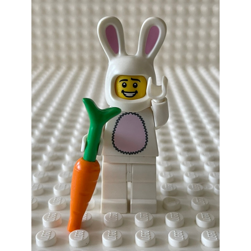 LEGO樂高 第7代人偶包 8831 3號 兔子 白色 兔子裝