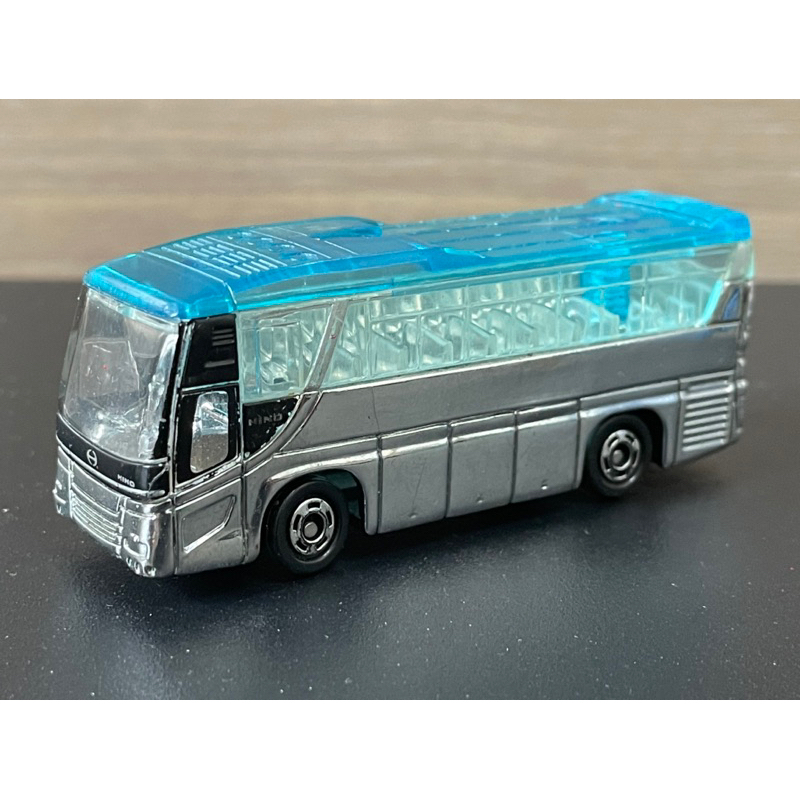 Tomica 101 hino S'elega bus 巴士 公車 銀色 多美 非賣品 銀