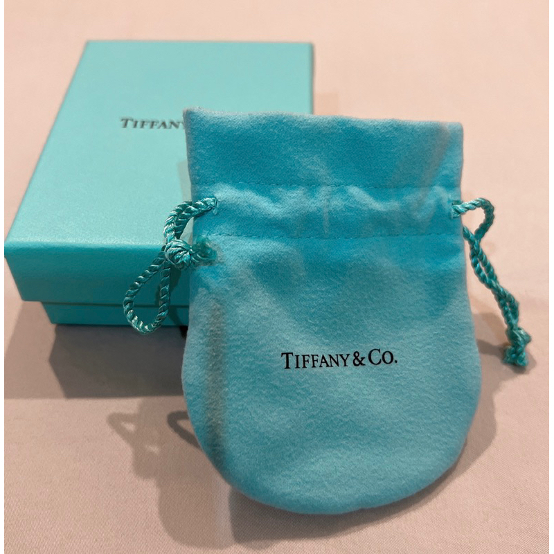 二手 Tiffany&amp;Co. 蒂芙尼 項鍊盒 戒指盒 收納袋(現貨）