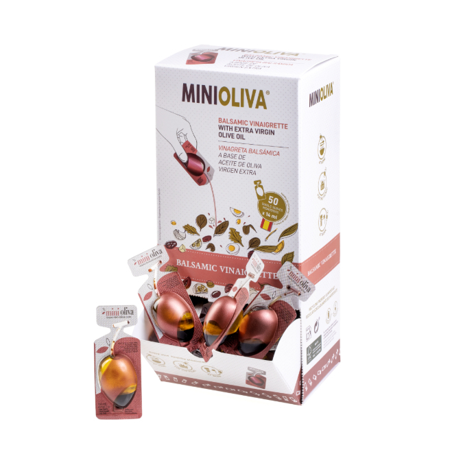 巴薩米克油醋14ml  | 50入組、100入組 | 膠囊橄欖油 Minioliva | 西班牙原裝進口