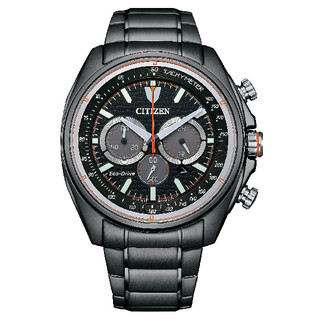 CITIZEN星辰 CHRONOGRAPH CA4567-82H 追述極限賽車型光動能潮流腕錶 44.75mm