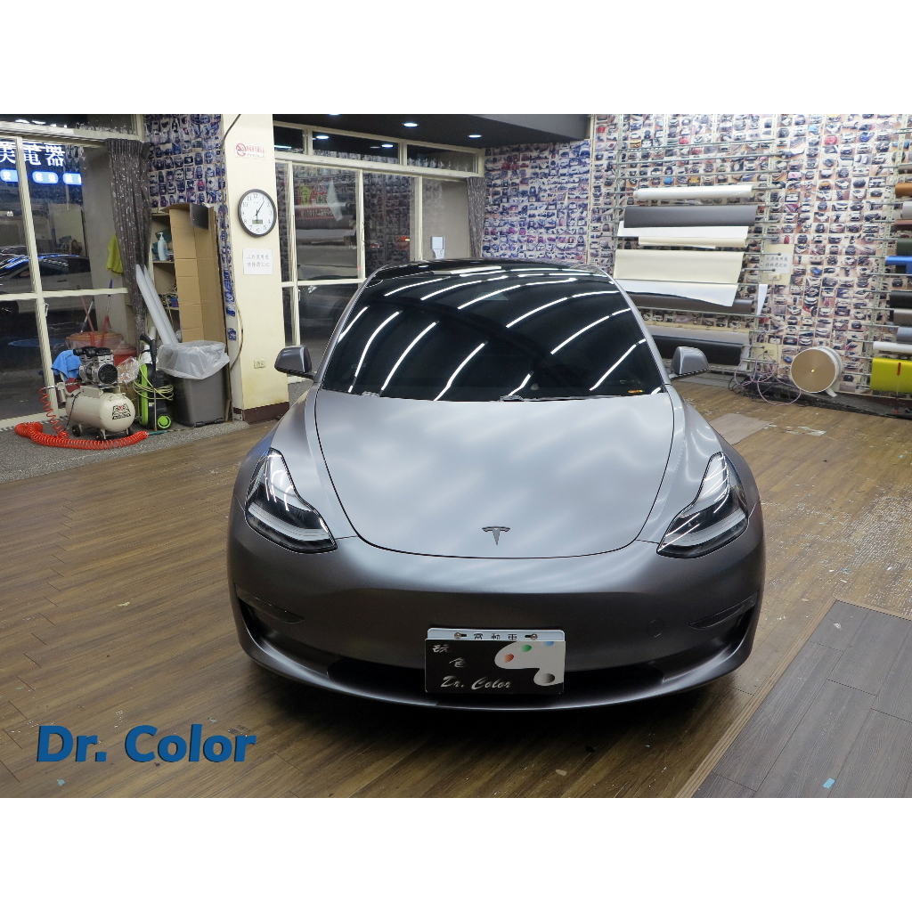 Dr. Color 玩色專業汽車包膜 Tesla Model 3 全車包膜改色 ( 3M 2080_S261)