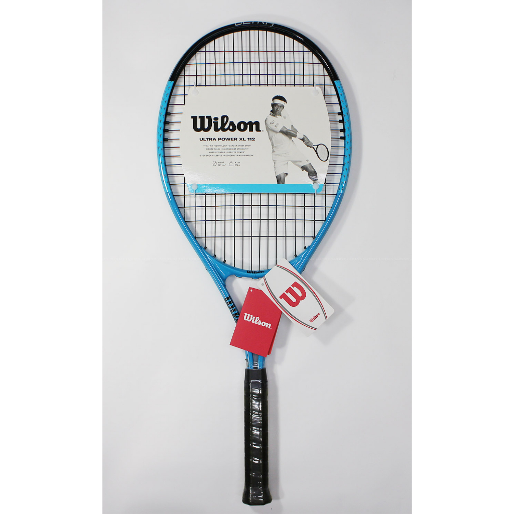 (E7)WILSON Ultra Power XL 112成人休閒網球拍 穿線拍 碳纖維WR055310U2藍[SUN]