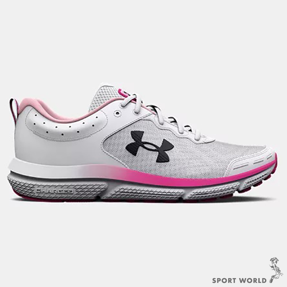 Under Armour UA 女鞋 慢跑鞋  Charged Assert 10 白【運動世界】3026179-102