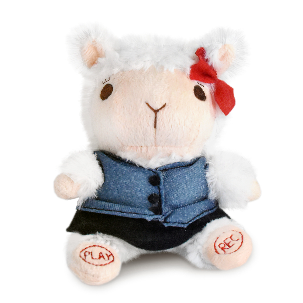 來自日本 富士商社 傳話娃娃 可愛娃娃 錄音玩偶 OL羊 CC0003