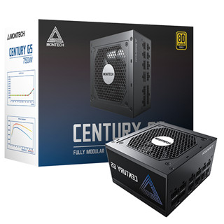 Montech君主 CENTURY G5 750W【全模組電源】金牌/ATX 3/PCIe 5/德源MYPC