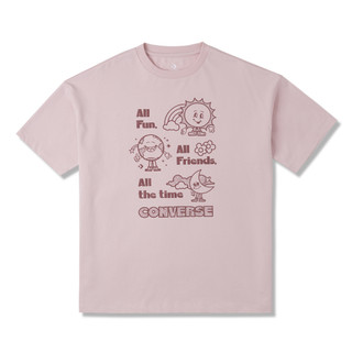 【R-MAN】CONVERSE OS BLOCK PARTY TEE VITALITY GREEN 女 短袖上衣