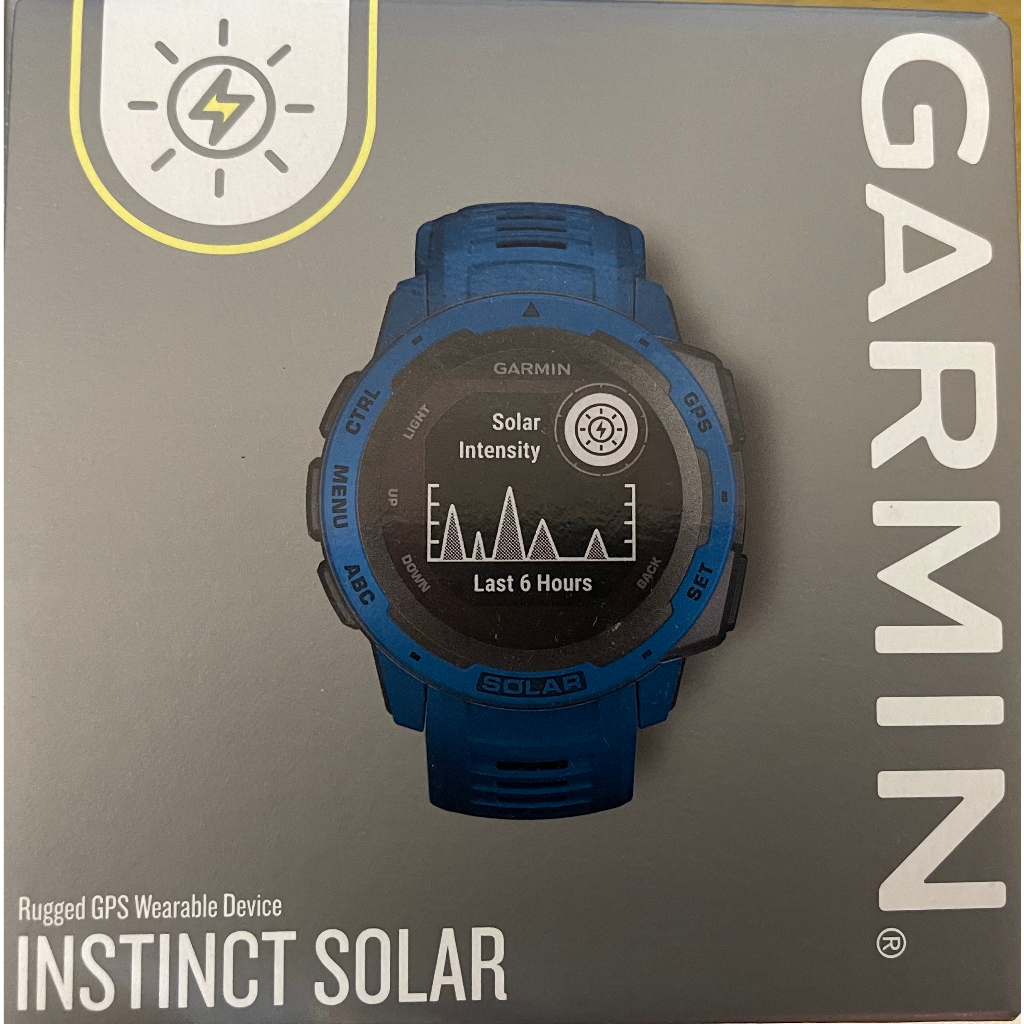(二手) Garmin Instinct Solar （藍）