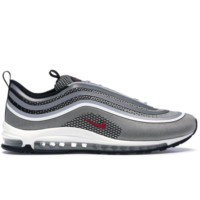 二手 8.5成新 nike air max 97 ultra 25cm 銀彈 3M反光 二代 可議 newjeans