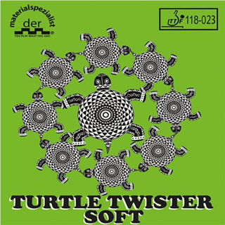 達叔乒乓桌球-正品 出口 物料專家 TURTLE TWISTER 反膠 削球 防弧 紅/黑2.0 桌球膠皮~無包裝~