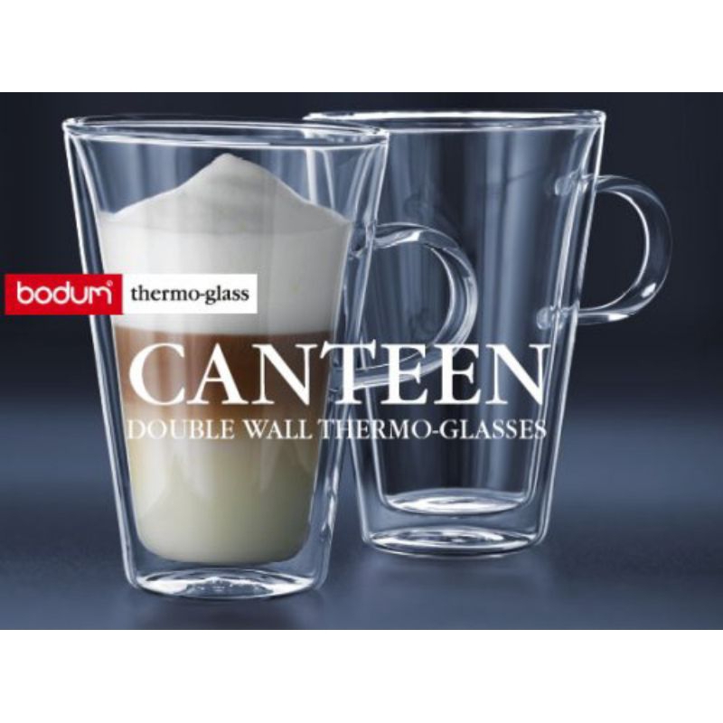 Bodum Canteen 丹麥正品 原廠盒裝 經典手工製雙層隔熱玻璃杯