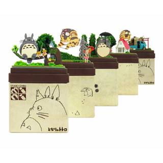 【臺灣現貨】日本代購 sankei 吉卜力 宮崎駿 龍貓 紙模 微型藝術品 DIY 材料包