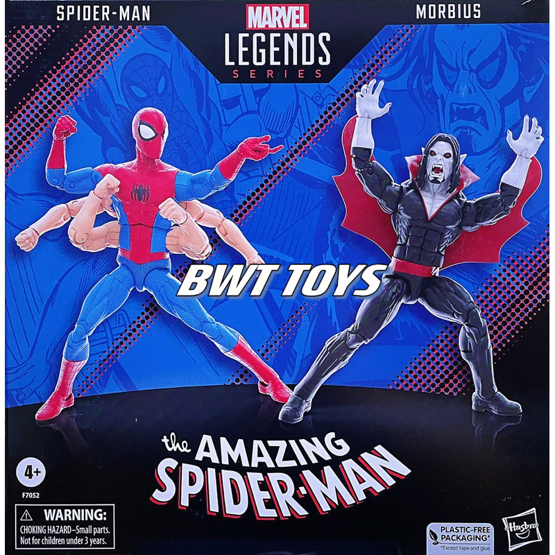 【BWT】Marvel Legends 蜘蛛人6吋傳奇人物 - 蜘蛛人 &amp; Morbius 二入組 全新現貨