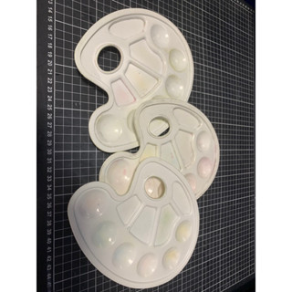 美術 二手美術用具 水彩 調色盤 美術 藝術 一組三個 二手