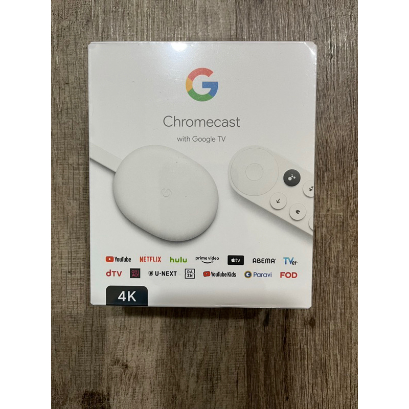 Chromecast with Google TV 4K 全新未拆 日版japan 可中文繁體安裝 2023年5月購入