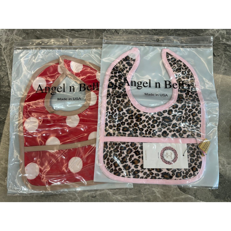 全新 美國Angel n Bella 膠片圍兜