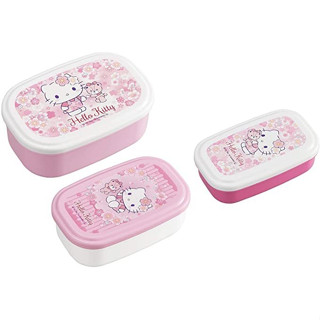 日本Hello Kitty櫻花密封容器（3個1組）