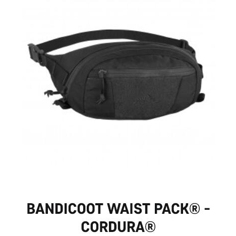 【翔準】🔥正版品牌🦎Helikon🦎 EDC BANDICOOT腰包 黑色 戰術背包 後背包 登山包 軍規背包 BDC