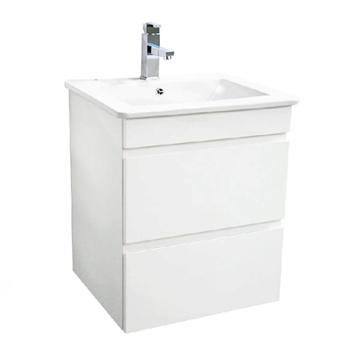 【海夫健康生活館】ITAI一太 極簡美學 雙層浴櫃組 53.5x46x78.5cm(EC-9050A-BW)