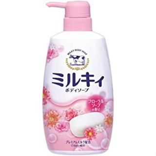 『現貨』日本 牛乳石鹼 COW牛乳鹼 玫瑰花香 沐浴乳550ml /補充包400ml