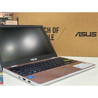 ASUS 11.6吋 粉 N4020 文書輕薄筆電 (E210MA/4+64G/W) 極新 保固到2024/02/29