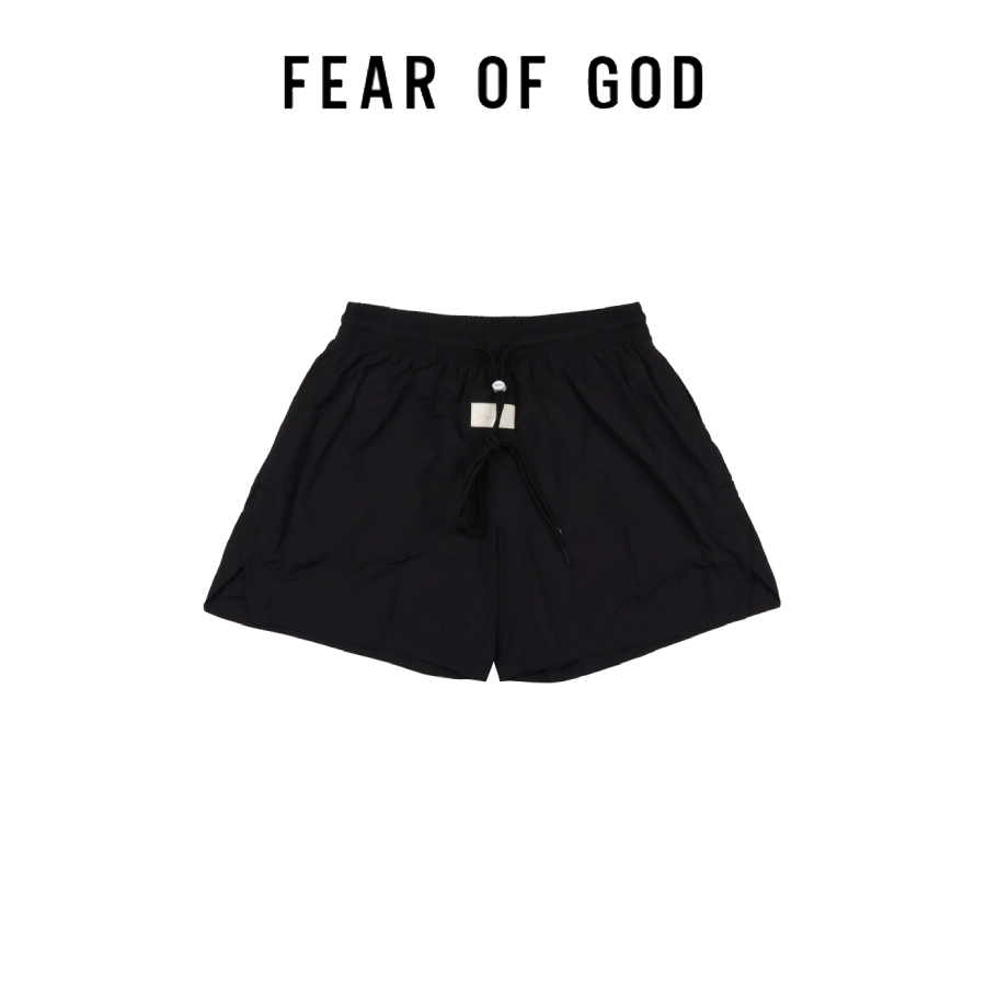 【Mr.W】FEAR OF GOD  AIR FOG NIKE 聯名款 草寫 logo運動 休閒 尼龍 籃球 抽繩 短褲