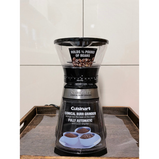 美善雅Cuisinart數位錐式咖啡研磨器圓錐18段咖啡磨豆機CBM-18NTW