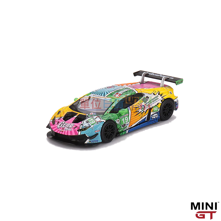 『 單位日貨 』 現貨  MINI GT 1/64 #552 藍寶堅尼 Huracán GT3 EVO  #19