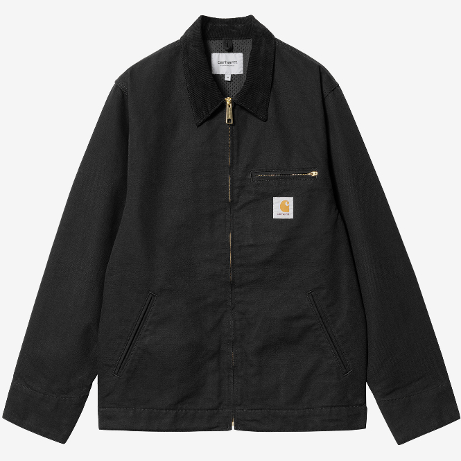 【現貨】CARHARTT WIP DETROIT JACKET 底特律外套 春夏網眼款 水洗黑 燈心絨 OG款