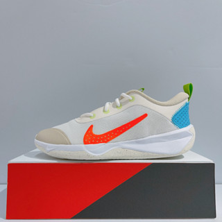 Nike Omni Multi-Court (GS) 大童 白橘藍 運動 訓練 舒適 襪套 休閒鞋 FN8906-181