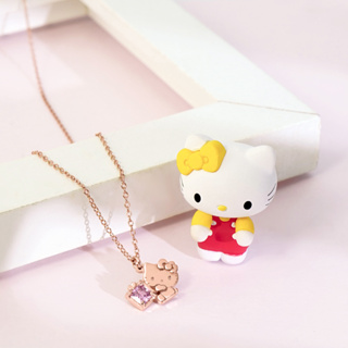 STORY故事銀飾-Small Gift for U系列-Hello Kitty 凱蒂貓禮物純銀項鍊