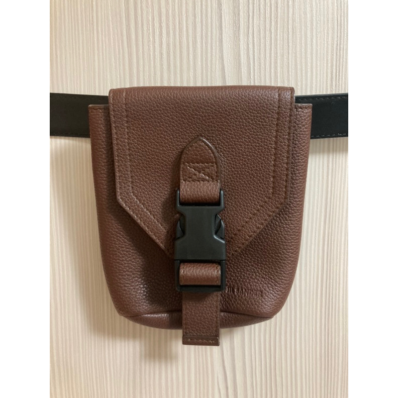 [JIL SANDER] 質感皮帶掛包 極簡風格 皮革腰包 belt pouch 義大利製
