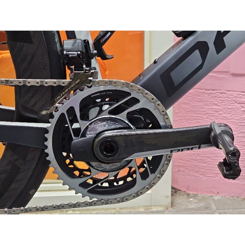 Shimano DURA-ACE R92xx 就是可以裝SRAM RED AXS 功率大盤 +RED 鏈條+12/18T