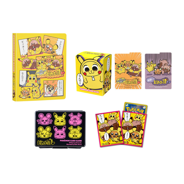 Pokémon 寶可夢 日本 寶可夢中心 神奇寶貝 大川bkub 聯名 卡冊 卡盒 卡套 皮卡丘 咚咚鼠 藏飽栗鼠