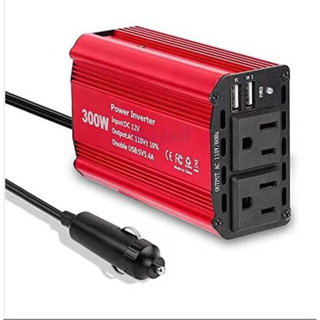 廠家直供車載逆變器300W 12V轉110V 雙輸出2個USB5V5.4A