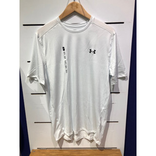 【清大億鴻】Under Armour 男款短袖 圓領 運動上衣 白色1376791-100