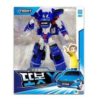可超取🇰🇷韓國境內版 tobot Y 大型 機器戰士 藍色 車子 變形 機器人
