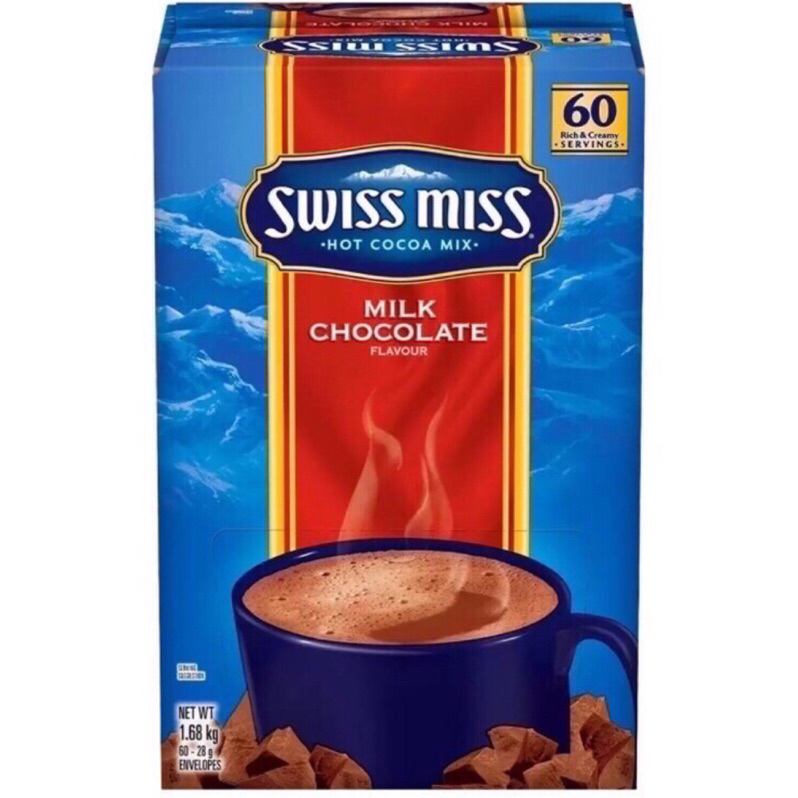Swiss Miss Hot Cocoa Mix - Milk Chocolate Flavor 28g X60