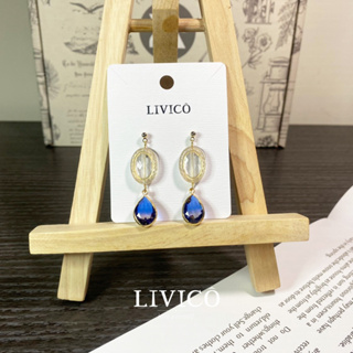 LIVICô 耳環推薦品牌 日系耳環 藍色海洋風 現貨
