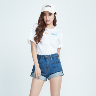 VICTORIA 夏天風繡花T恤 V85539-80&88