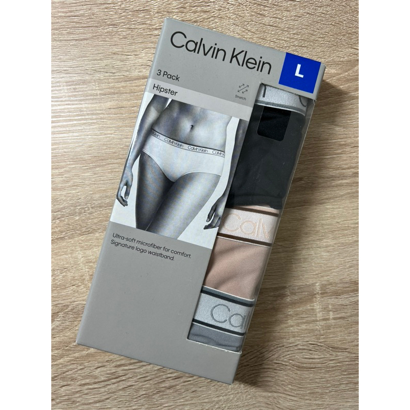 Calvin Klein CK女生內褲（3入）（L）（Costco購入附明細！全新！）