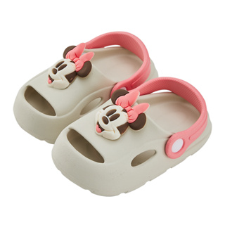 [現貨]迪士尼童鞋 米妮 立體造型飾釦輕量防水涼鞋-白