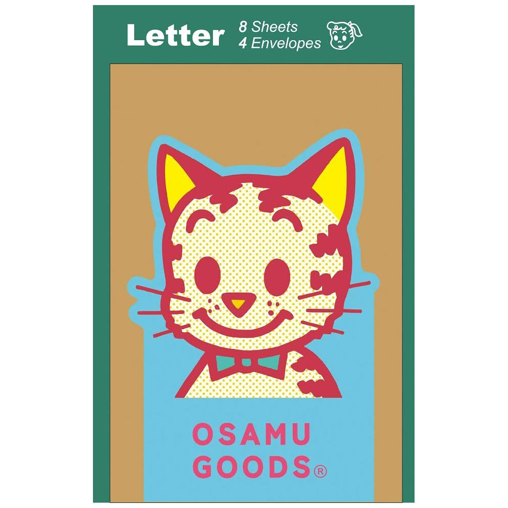 Gakken 日本製 原田治 OSAMU GOODS 造型信紙組 小貓 GK01395