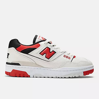 NEW BALANCE 休閒鞋 運動鞋 男女鞋 中性款 BB550VTB-D 白紅黑