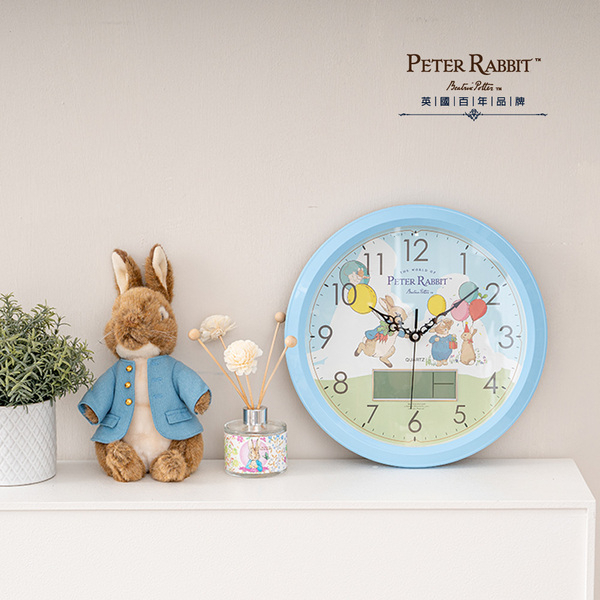 台灣現貨 英國🇬🇧彼得兔 比得兔 歡樂時光 電子雙顯鐘 壁鐘 掛鐘 正版公司貨