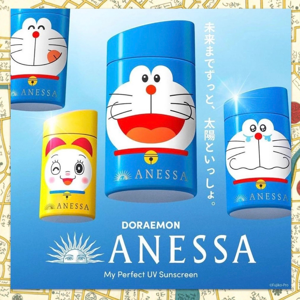 《小巴趴趴造》現貨！日本～Anessa 哆啦A夢 安耐曬防曬油 防曬乳 多啦A夢 多拉A夢 哆拉A夢 小叮噹