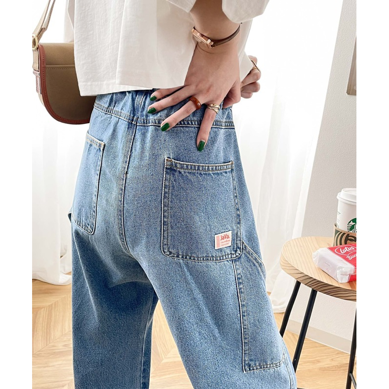 日本預購【Lottie🇯🇵】JAVA 5/3補貨🔥日系個性男女長腿直筒畫家褲